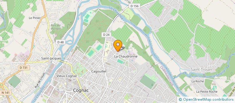 localisation de l'entreprise LR III à COGNAC