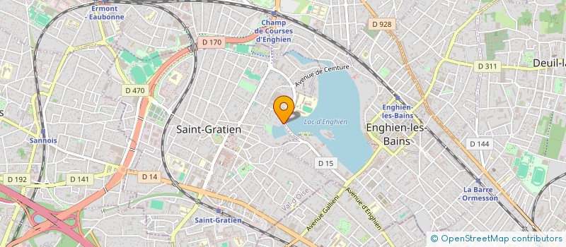 localisation de l'entreprise LR IMMO  SAINT-GRATIEN