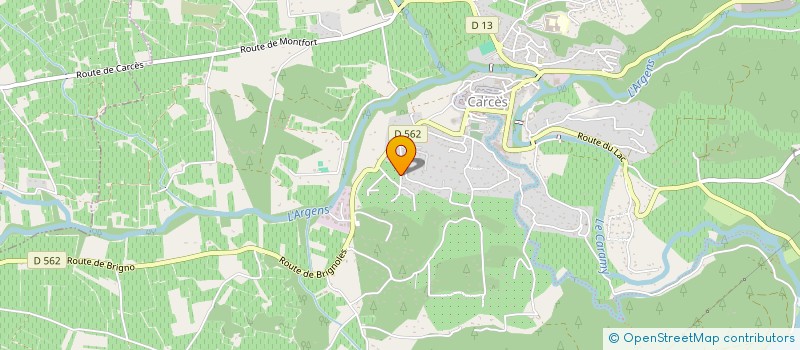 localisation de l'entreprise LR IMMO  CARCES