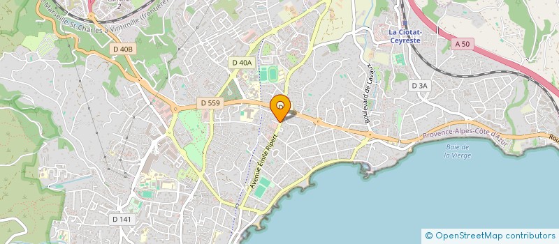 localisation de l'entreprise LR IMMO  LA CIOTAT