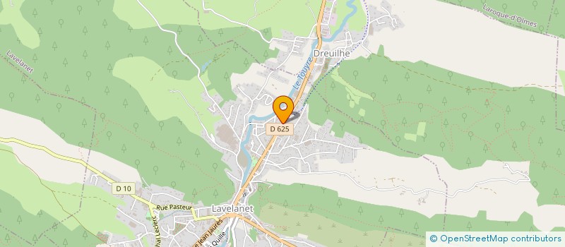 localisation de l'entreprise LR IMMO à LAVELANET