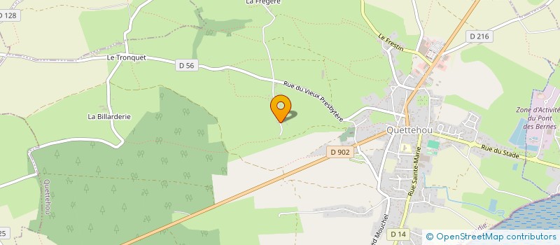 localisation de l'entreprise LR IMMO  QUETTEHOU