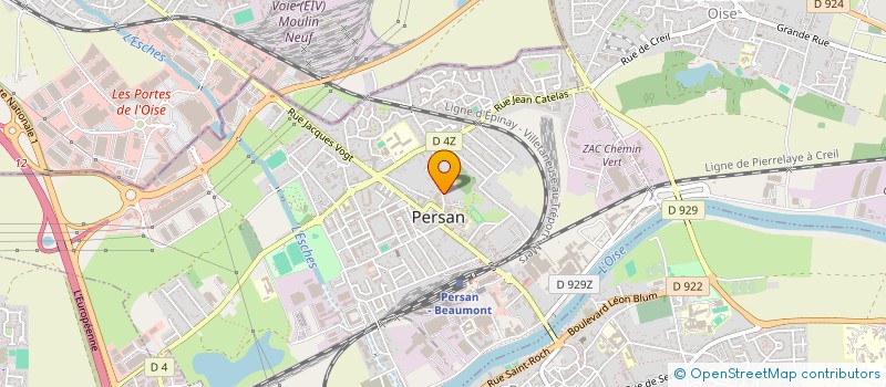 localisation de l'entreprise LR IMMO  PERSAN