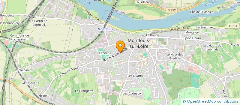 localisation de l'entreprise LR IMMOBILIER à MONTLOUIS-SUR-LOIRE
