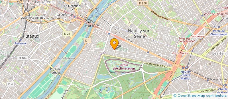 localisation de l'entreprise LR INVEST à NEUILLY-SUR-SEINE