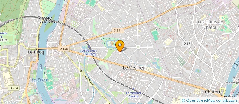 localisation de l'entreprise LR INVEST  LE VESINET