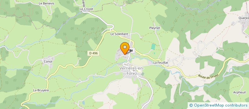 localisation de l'entreprise LR INVEST  VERRIERES-EN-FOREZ