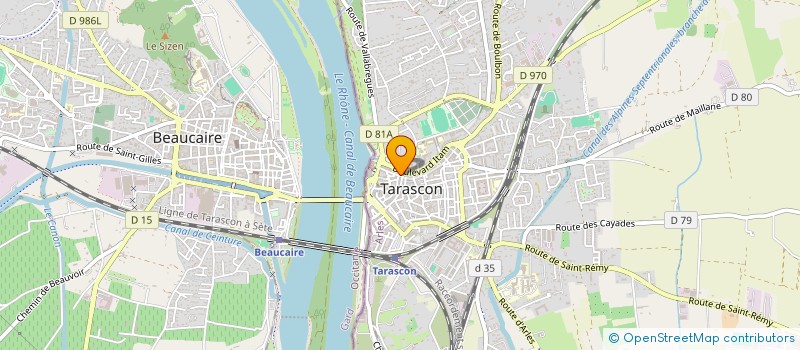 localisation de l'entreprise LR INVEST  TARASCON