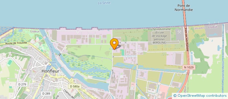 localisation de l'entreprise LR INVEST  HONFLEUR