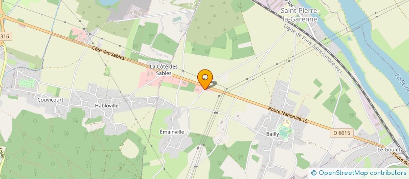 localisation de l'entreprise LR LOGISTIQUE  LE VAL D'HAZEY