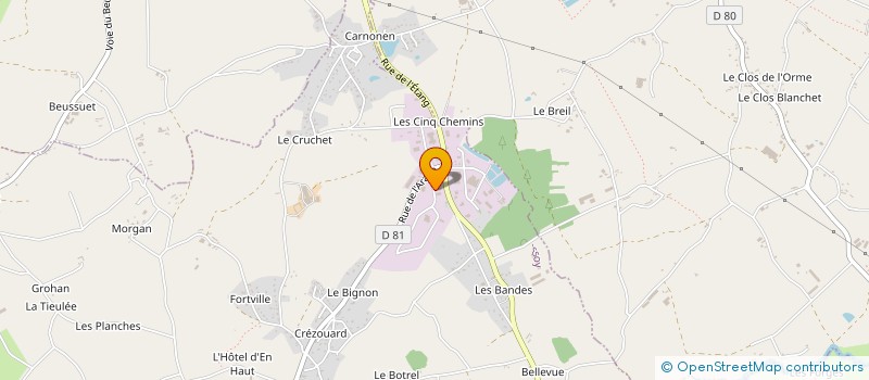 localisation de l'entreprise LR MACONNERIE à QUESSOY