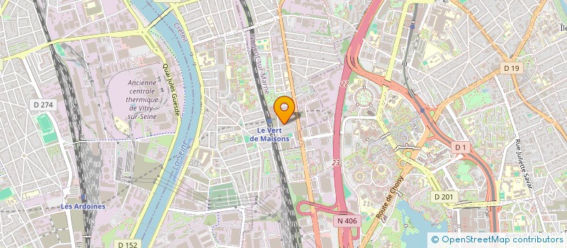 localisation de l'entreprise LR NETTOYAGE à MAISONS-ALFORT