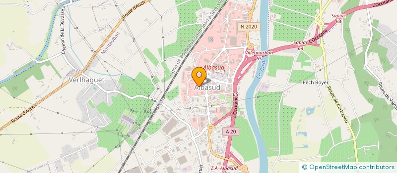 localisation de l'entreprise LR PARTNERS  SAINT-ORENS-DE-GAMEVILLE