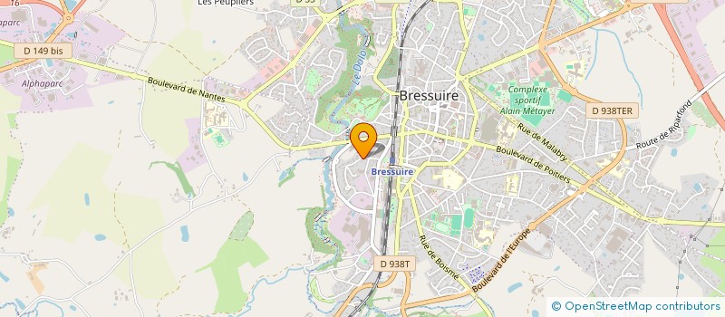 localisation de l'entreprise LR PATRIMMO CONSEIL  BRESSUIRE