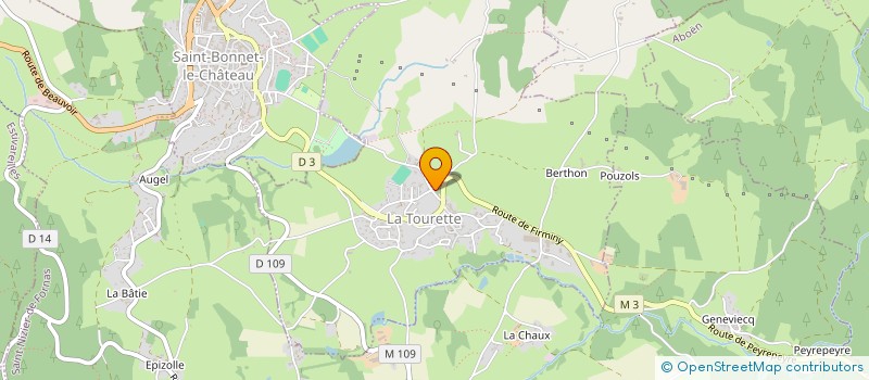 localisation de l'entreprise LR PAYSAGE  LA TOURETTE