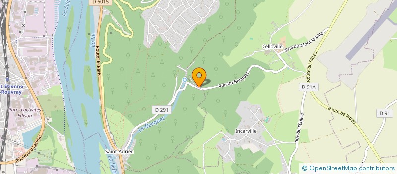 localisation de l'entreprise LR PAYSAGE ET TERRASSEMENT  SAINT-AUBIN-CELLOVILLE