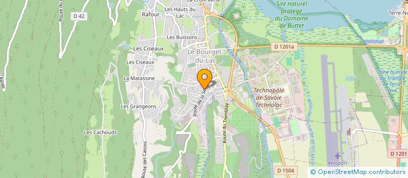 localisation de l'entreprise LR PRO TECH à LE BOURGET-DU-LAC