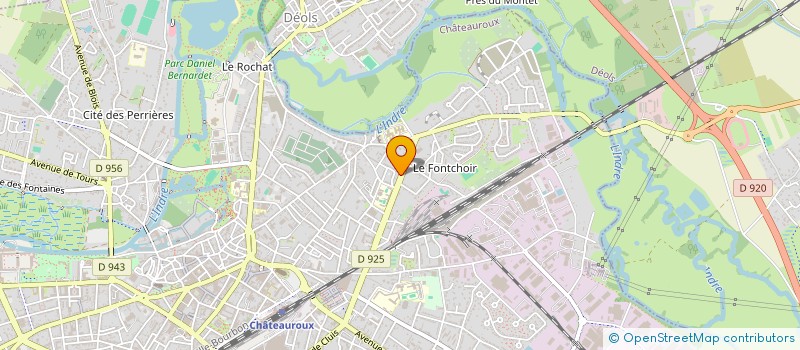 localisation de l'entreprise LR SAINT DENIS à CHATEAUROUX