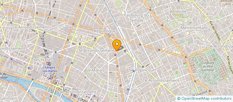 localisation de l'entreprise LR SERVICES  PARIS