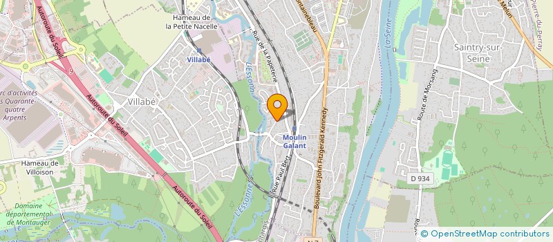 localisation de l'entreprise LR STENOTYPIE à CORBEIL-ESSONNES