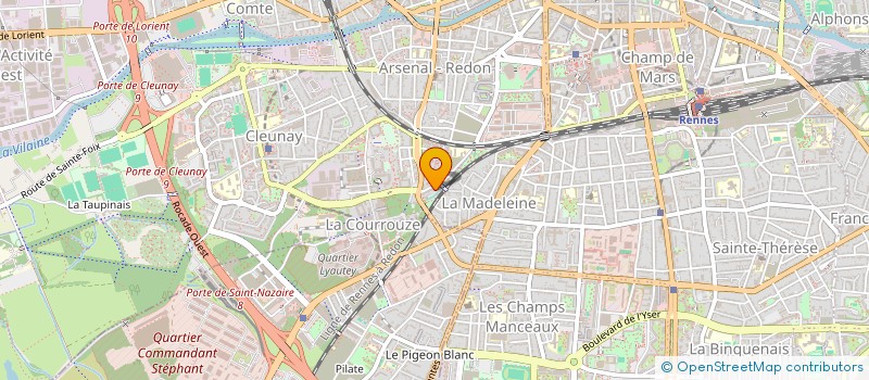 localisation de l'entreprise LR STYLE  RENNES