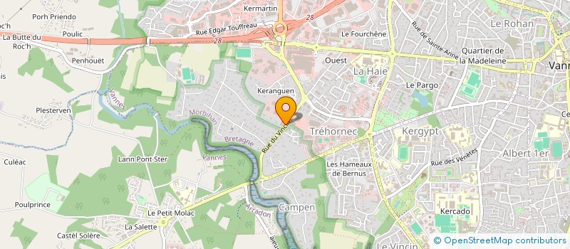 localisation de l'entreprise LR TECHNOLOGIES à VANNES