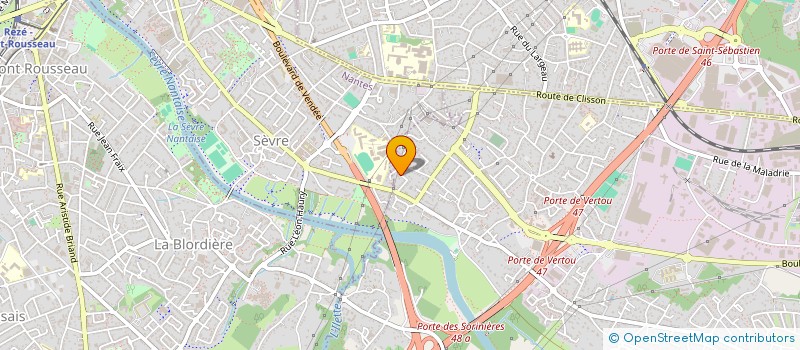 localisation de l'entreprise LR TRACE à VERTOU