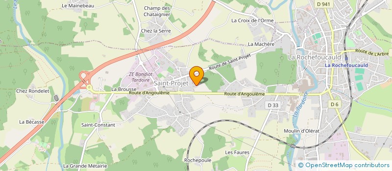 localisation de l'entreprise LR TRAVEL SOLUTIONS à LA ROCHEFOUCAULD-EN-ANGOUMOIS