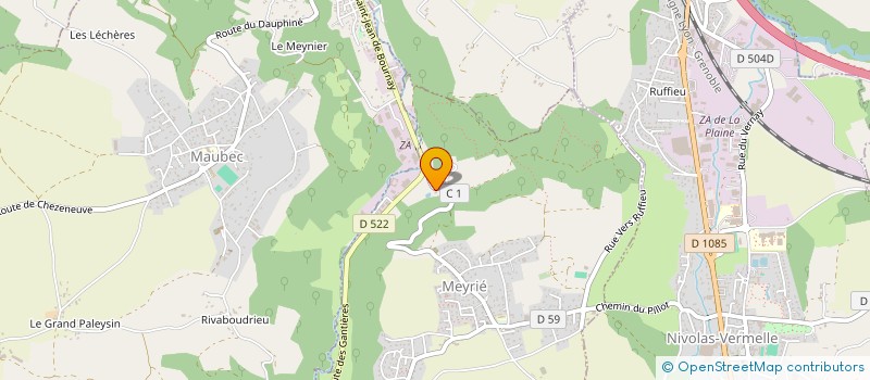 localisation de l'entreprise LR2  MEYRIE