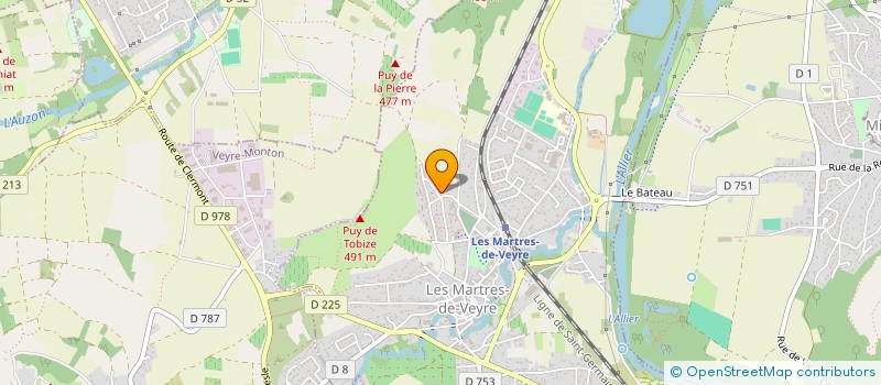 localisation de l'entreprise LR24 HOLDING  LES MARTRES-DE-VEYRE