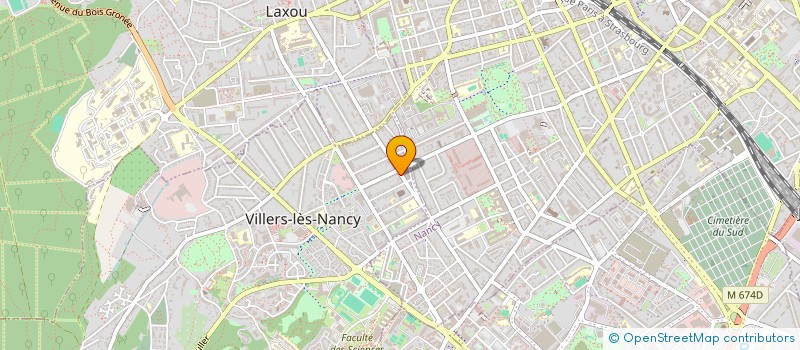 localisation de l'entreprise LR2HT  VILLERS-LES-NANCY