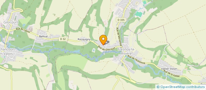 localisation de l'entreprise LR2M  MORIENVAL