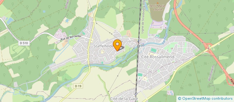 localisation de l'entreprise LR2P à STAFFELFELDEN