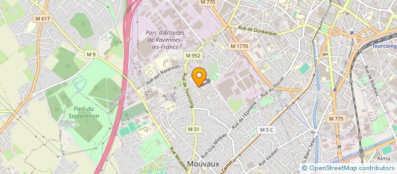 localisation de l'entreprise LR2S à MOUVAUX