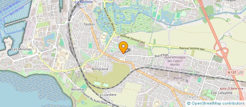 localisation de l'entreprise LR39  LA ROCHELLE