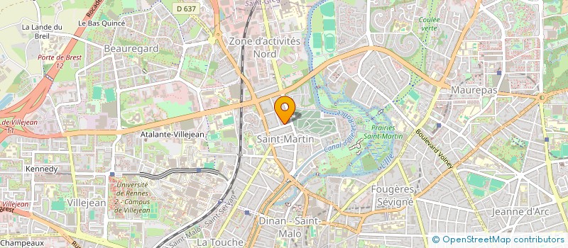 localisation de l'entreprise LRA  RENNES