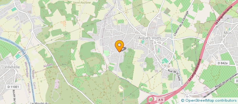 localisation de l'entreprise LRA  AIGUES-VIVES