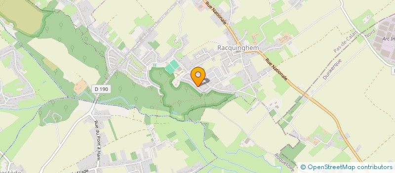 localisation de l'entreprise LRA BATIMENT  RACQUINGHEM