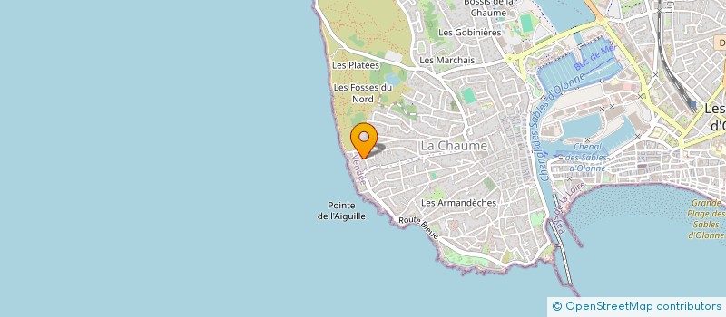 localisation de l'entreprise LRA IMMOBILIER à LES SABLES D'OLONNE