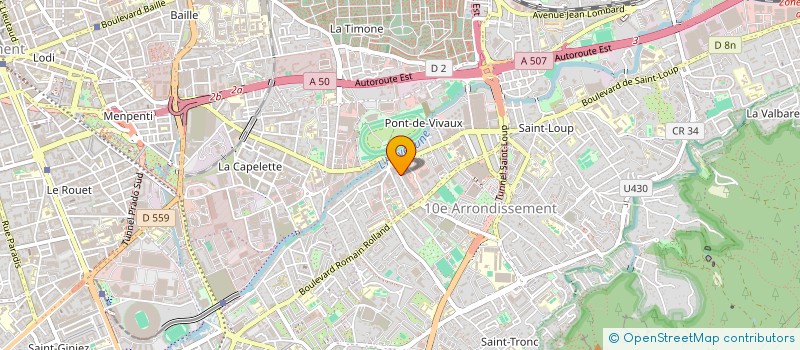 localisation de l'entreprise LRAC à MARSEILLE