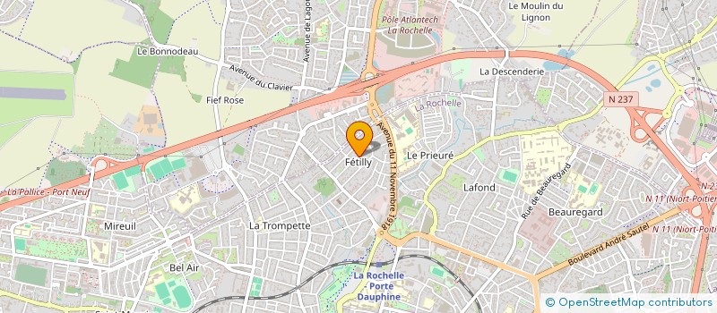 localisation de l'entreprise LRAG  LA ROCHELLE