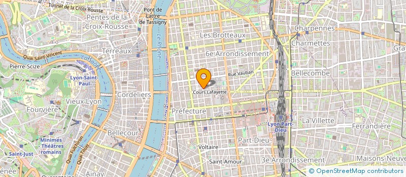 localisation de l'entreprise LRB  LYON