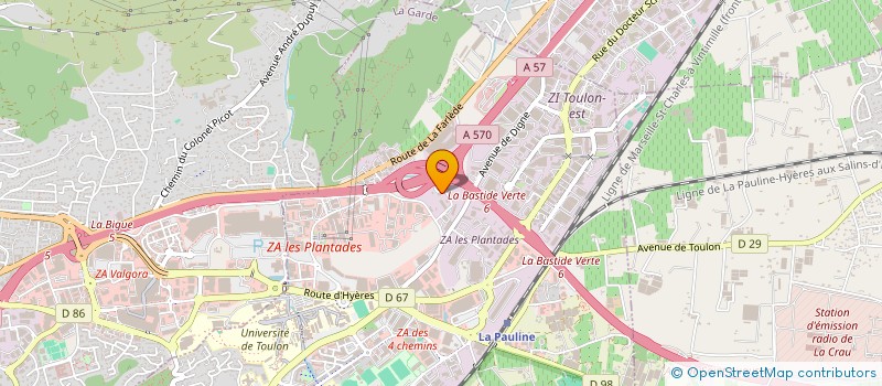 localisation de l'entreprise LRB à LA GARDE