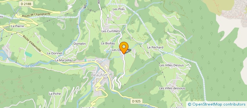 localisation de l'entreprise LRB  BEAUFORT