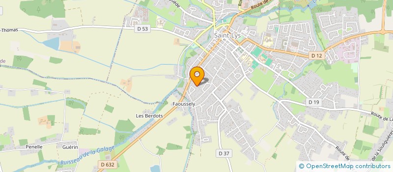 localisation de l'entreprise LRB  SAINT-LYS