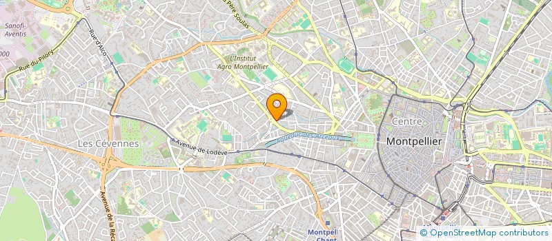 localisation de l'entreprise LRB à MONTPELLIER