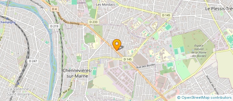 localisation de l'entreprise LRB.CREATION  CHENNEVIERES-SUR-MARNE