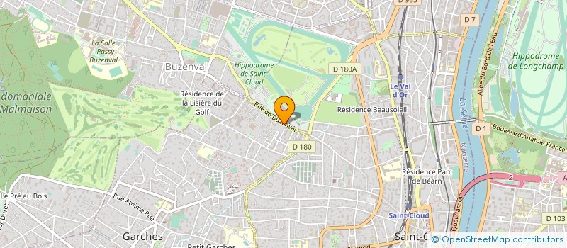 localisation de l'entreprise LRB FINANCE à GARCHES