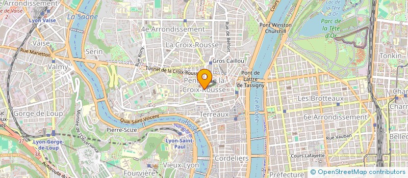 localisation de l'entreprise LRB SCI à LYON