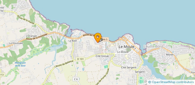 localisation de l'entreprise LRBC à LE MOULE